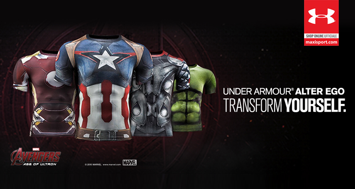 Under Armour “The Avengers 2”: da Maxi Sport il lancio nuova Ego | Maxinews – Il Blog di Maxi Sport