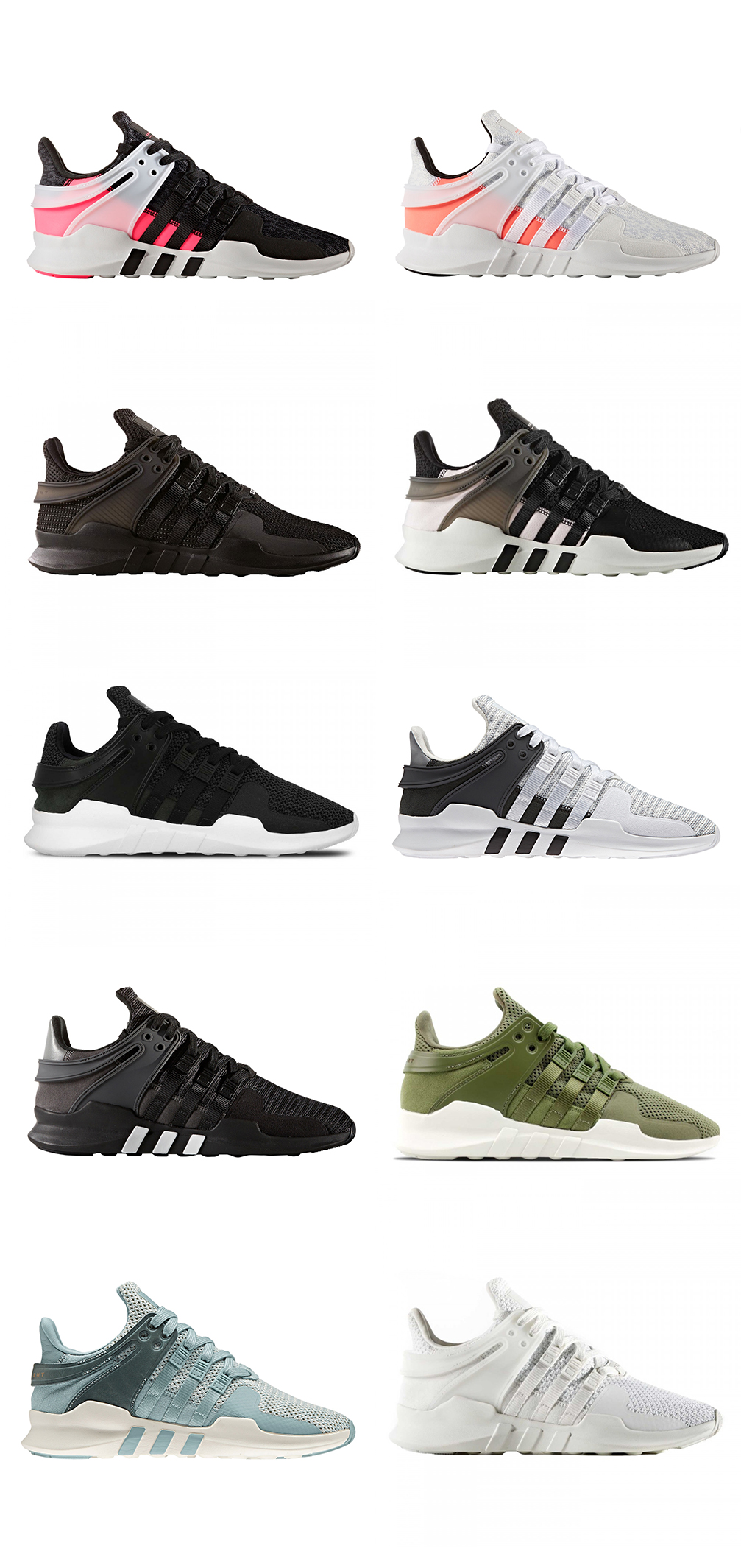 scarpe adidas eqt support adv arcobaleno buy clothes shoes online