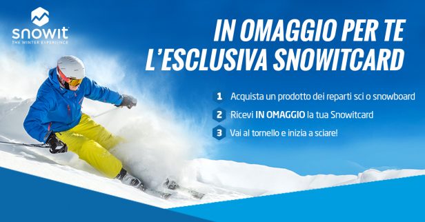 Aggiornamento 28/2: promozione terminata] Da Maxi Sport un omaggio  esclusivo: la Snowitcard salta coda per le tue giornate sulla neve.